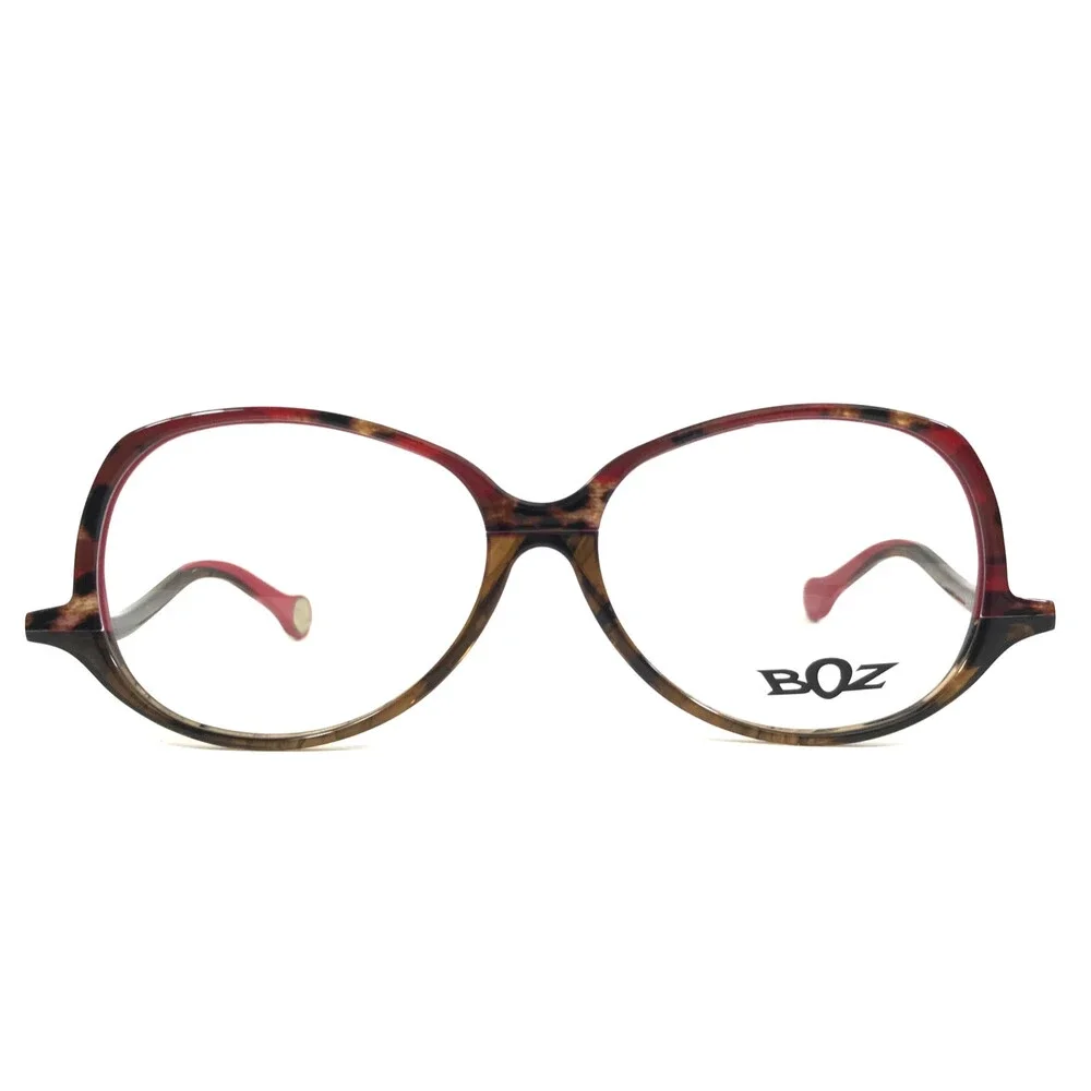 BOZ Eyeglasses Frames BIMBA 3991 Rouge Jungle/Brun Nuage Full Rim 56-14-140